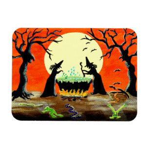Halloween-Magnet "Flucht vor "Zutaten" Magnet