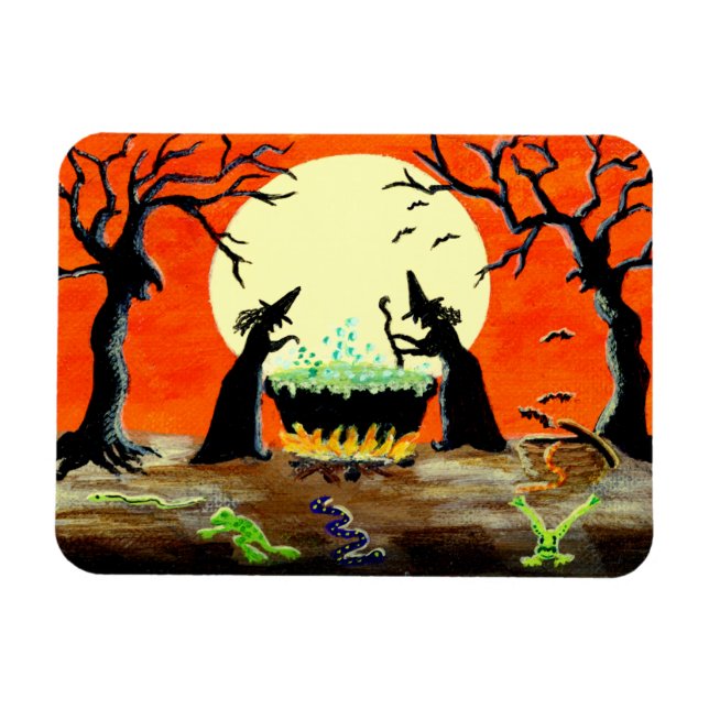 Halloween-Magnet "Flucht vor "Zutaten" Magnet (Horizontal)