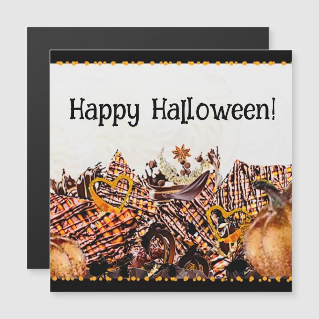 HALLOWEEN! MAGNETKARTE (Vorne/Hinten)