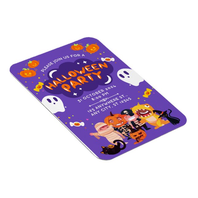 Halloween-Magnetkarte Magnet (Rechte Seite)
