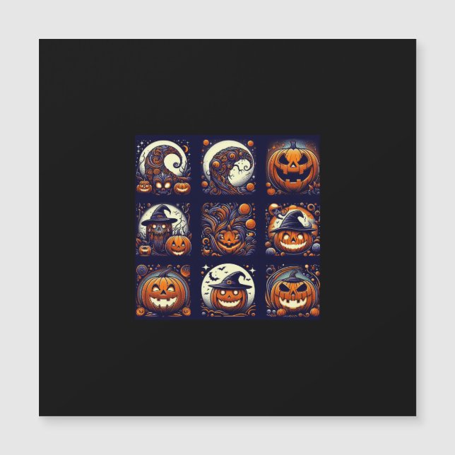 Halloween-Magnetkarte Magnetkarte (Vorderseite)