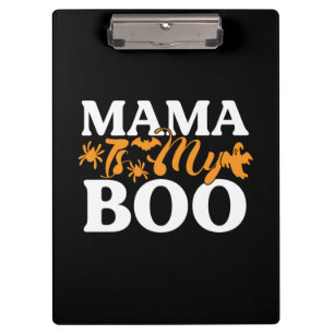 Halloween Mama ist mein Geburtstag Klemmbrett