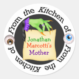 Halloween Mama Kitchen Sticker - SRF