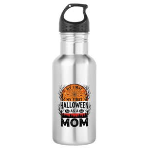 Halloween-Mama mein erstes gruseliges Vintage_1 Edelstahlflasche