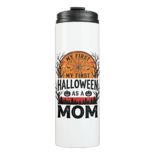Halloween-Mama Mein erstes gruseliges Vintage_1 Thermosbecher