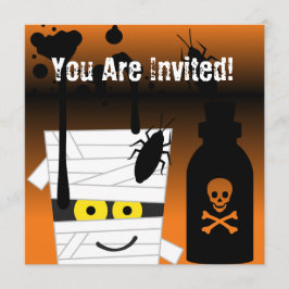 Halloween-Mama-Party Einladung