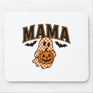 Halloween Mama Shirt Ghost Pumpkin Niedlicher Kari Mousepad
