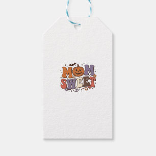 Halloween-Mama Süße Kürbis Vintage-Shirt-Design_1 Geschenkanhänger