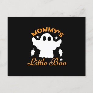 Halloween Mami Little Boo Geburtstag Postkarte