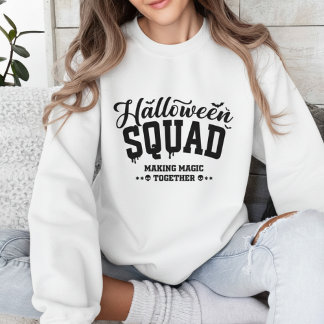 Halloween-Mannschaft schafft Magie zusammen Typogr Sweatshirt