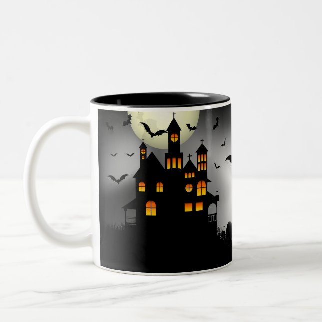 Halloween Mansion Tasse (Links)