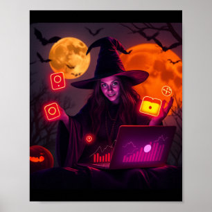Halloween-Marketing-Zauberer-Poster – Magische Kun Poster