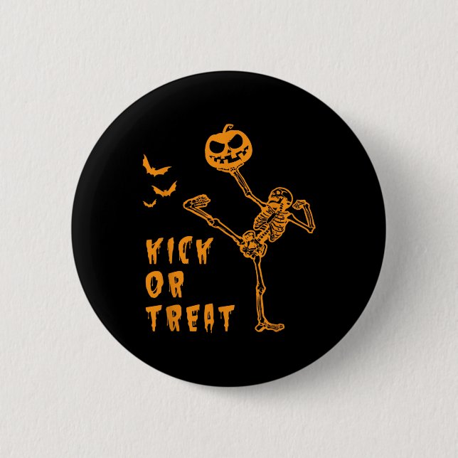 Halloween Martial Art - Taekwondo Button (Vorderseite)