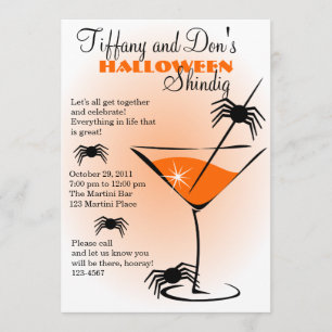 Halloween Martini Shindig! Einladung