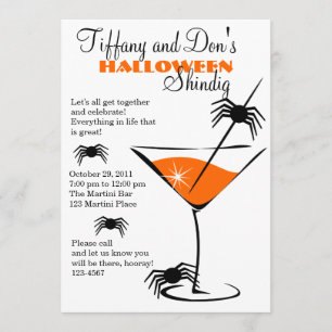 Halloween Martini Shindig! Einladung