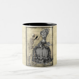 Halloween-Maskenball Zweifarbige Tasse