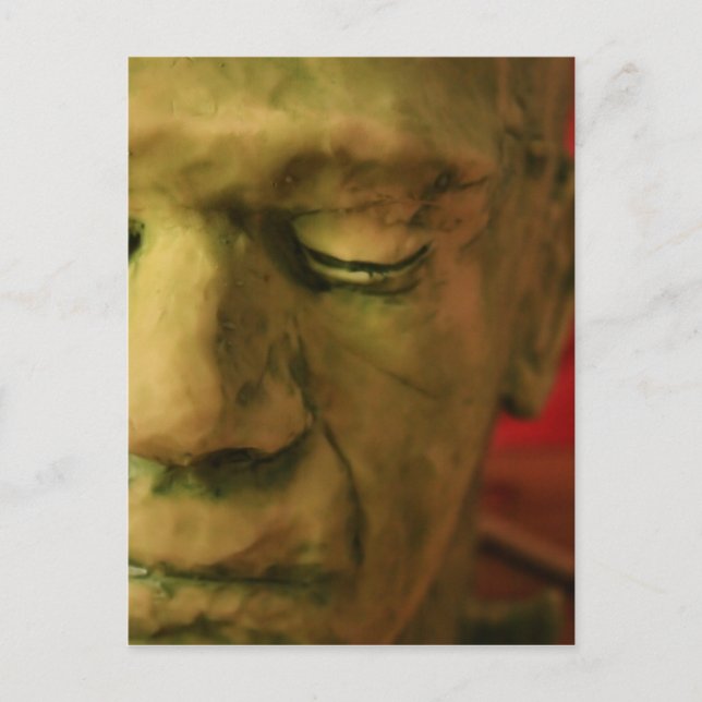 Halloween-Maskenpostkarte Postkarte (Vorderseite)