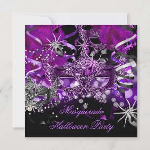 Halloween Masquerade Party Maske Spider Gothic Einladung