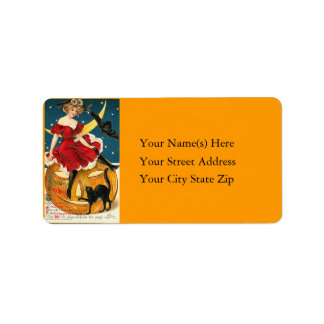 Halloween Masquerade Vintag Address Label Adressaufkleber
