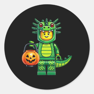 Halloween Master Builder Dragon Kids Gebäude Bloc Runder Aufkleber