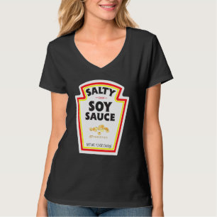 Halloween Matching Costume Salty Soy Sauce Flasche T-Shirt