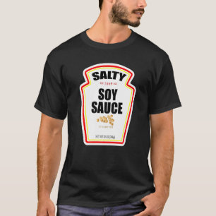 Halloween Matching Costume Salty Soy Sauce Flasche T-Shirt