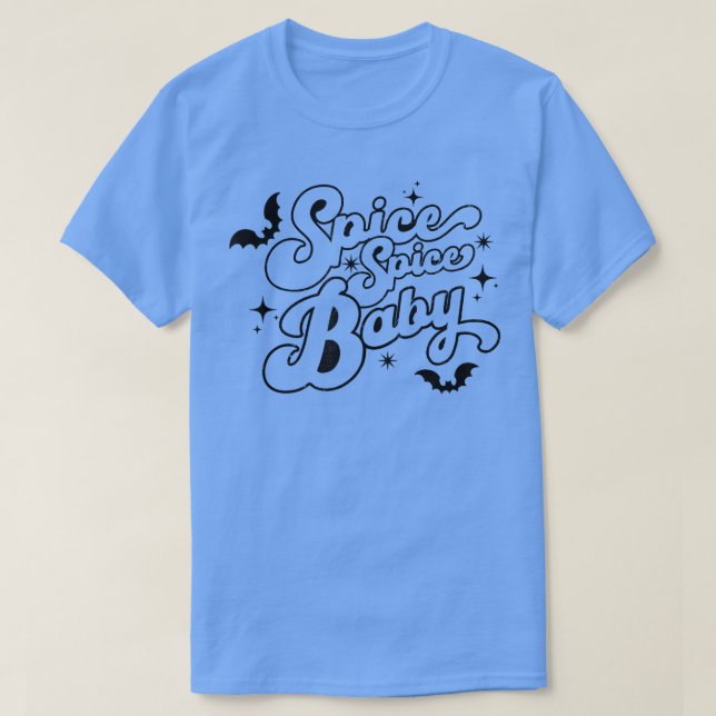 Halloween Matching Spooky Babe Spice Baby T-Shirt (Design vorne)