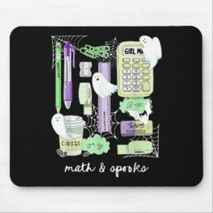 Halloween-Mathelehrer-Geister Trig Or Treat Studen Mousepad