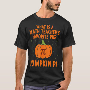 Halloween Mathelehrer Lustige Lieblingskuchen Kürb T-Shirt