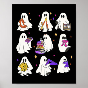 Halloween Mathelehrer Poster