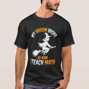 Halloween Mathelehrer Wissenschaft Lustige Schule  T-Shirt