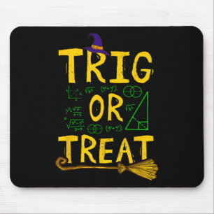 Halloween Mathematik Lehrer Trig oder Leckerei Stu Mousepad