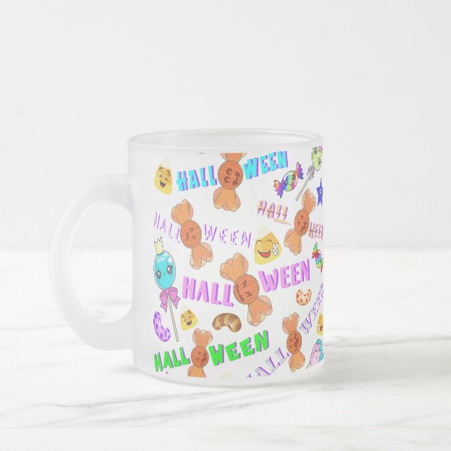 Halloween Mattglastasse (Links)