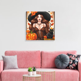 Halloween Mauer verzaubern Kunst - Autumnal Leinwanddruck