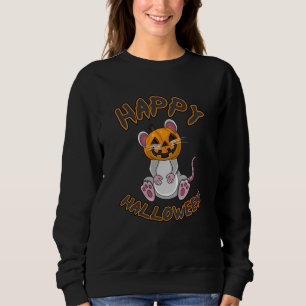 Halloween Mäuse Rat Pumpkin Horror Geschenk Idee Sweatshirt