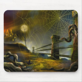 Halloween-Mauspad/Spuk Szene Mousepad