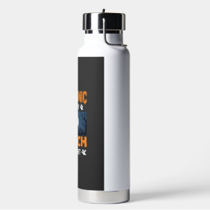 Halloween Mechaniker bei Tag, Hexe bei Nacht Trinkflasche