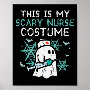 Halloween Mein Beängstigendes Krankenkostüm Funny Poster