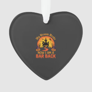 Halloween Mein Besen Brach Bar Zurück Hexe Ornament