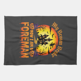 Halloween Mein Besen Brach Vorarbeiter Hexe Geschirrtuch