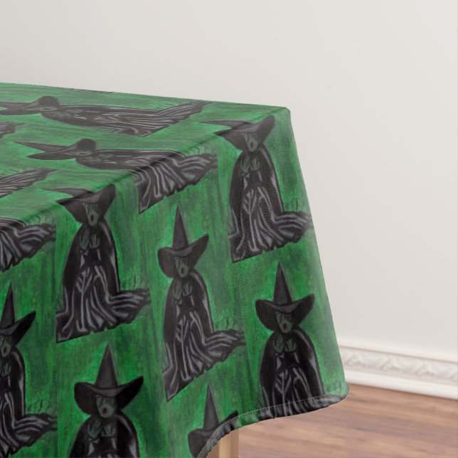 HALLOWEEN MELTING WITCH TISCHDECKE (Beispiel)