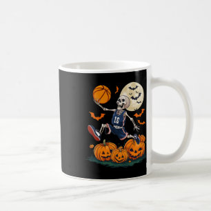 Halloween Men Boys Basketball spielen Kaffeetasse