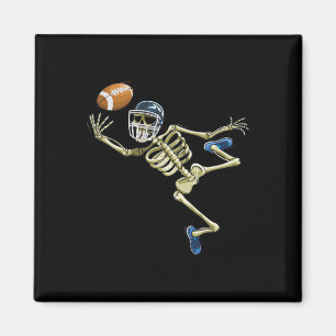 Halloween Men Boys Footll Skelett Magnet