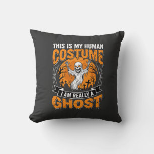 Halloween-Mensch-Kostüm-Geist-Skelett-Grafik Kissen