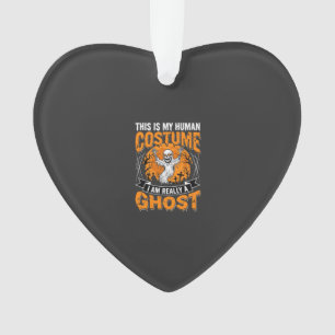 Halloween-Mensch-Kostüm-Geist-Skelett-Grafik Ornament
