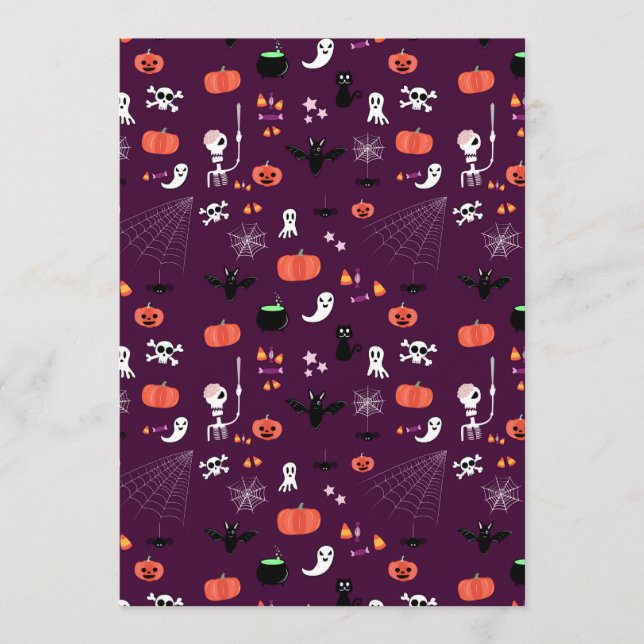 Halloween Menükarte (Vorderseite)