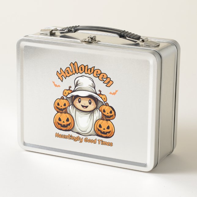 Halloween Metall Brotdose (Vorderseite)