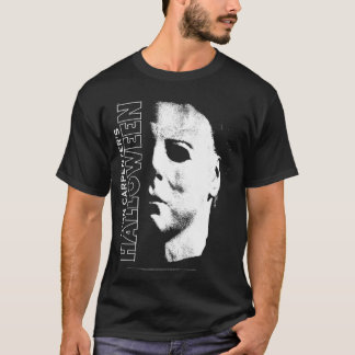 Halloween Michael Myers Large Face Long Sleeve T-Shirt