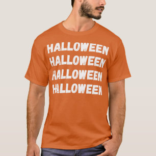 Halloween Minimalistic Halloween Design Simple Hal T-Shirt