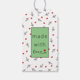 Halloween mit Liebe-Geschenkmarke Geschenkanhänger